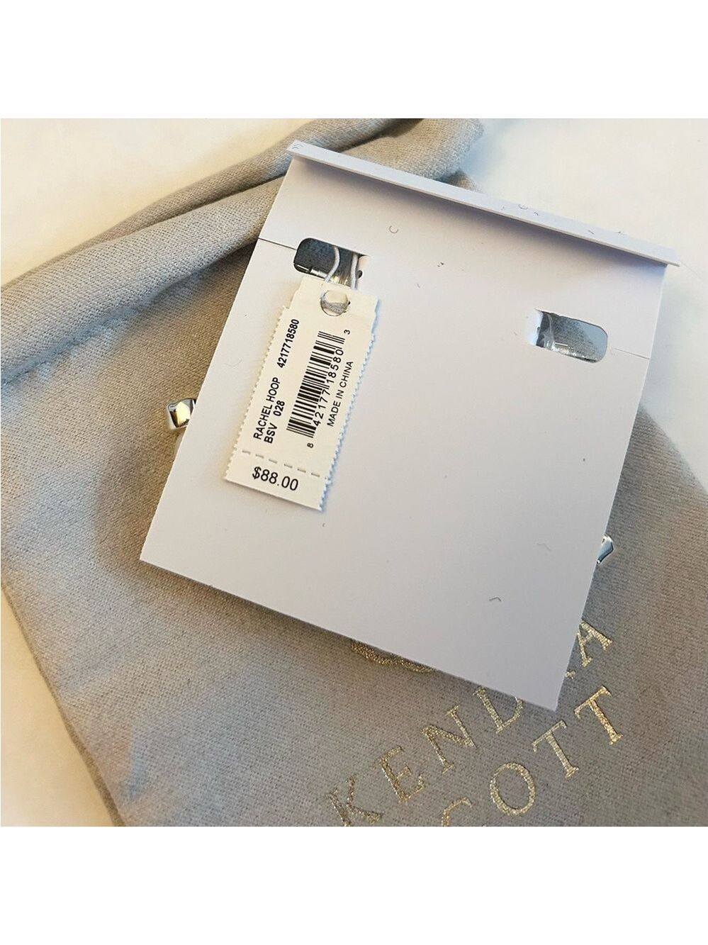 Kendra Scott Hoop Earrings NWT - Picture 3 of 8